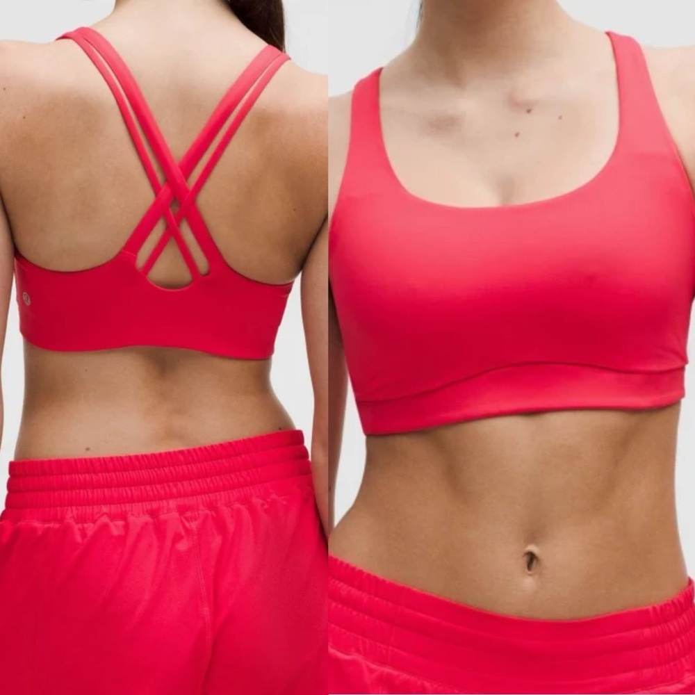 LULULEMON Energy Bra - Red Glow NWT